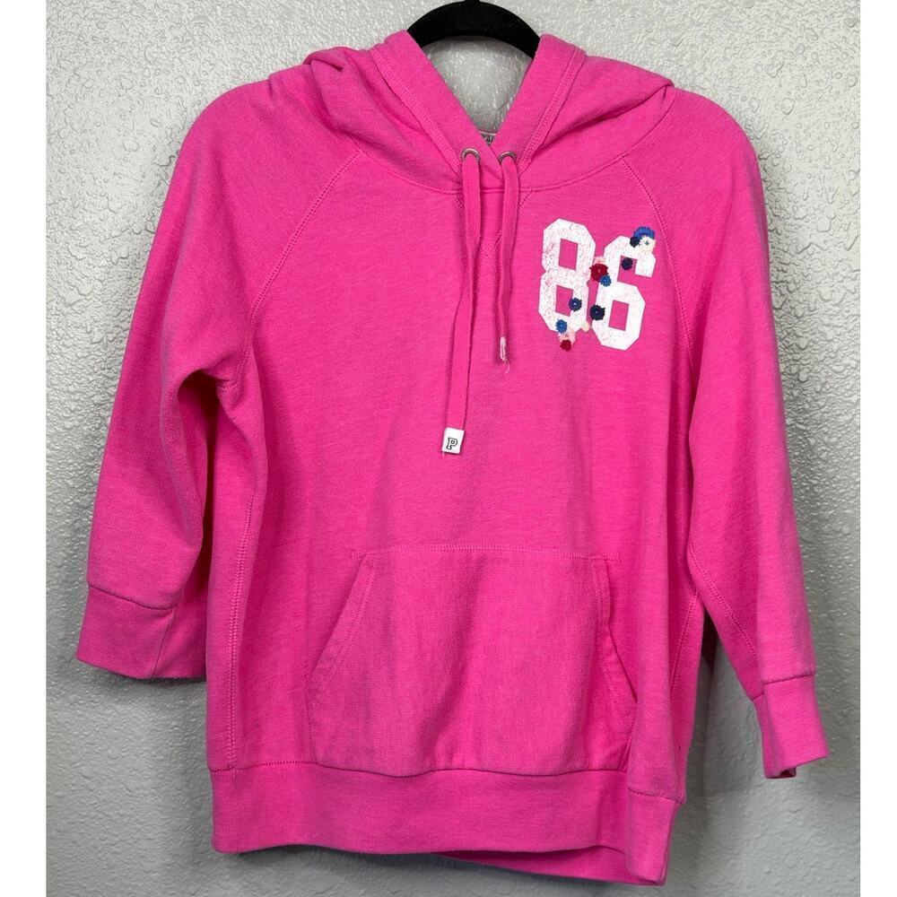Victoria’s Secret Pink Vintage Peace, Love, Pink PullOver Sweater / Size-Large